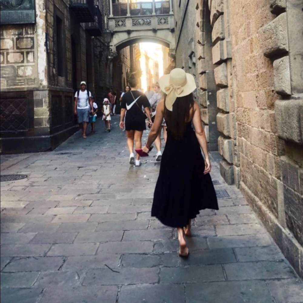 Black Zara sun dress